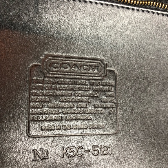 Vintage Coach 5181 Messenger Laptop Briefcase Unisex Bag - Picture 4 of 13